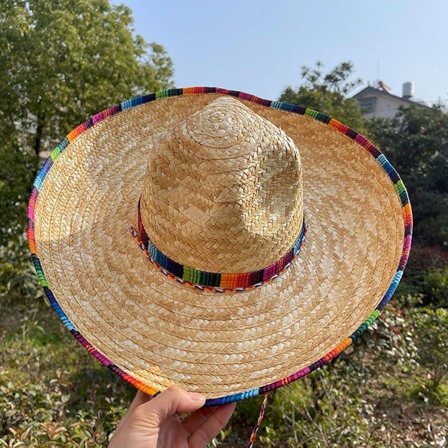 Amazon.co.jp: メキシコ麦わら帽子 ソンブレロハット シンコ デ マヨ