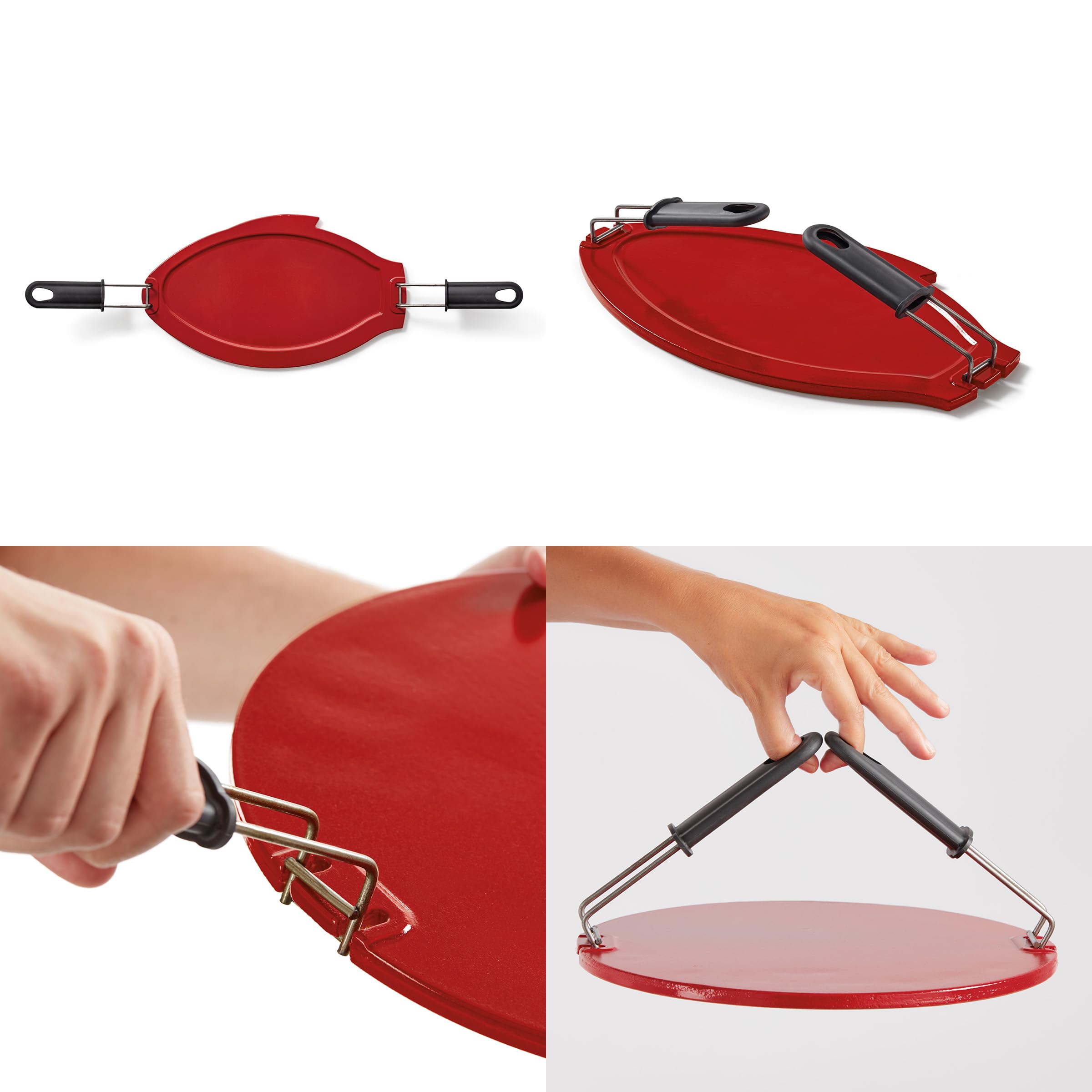 Fish Grill- Piedra refractaria | para Pescado | Piedra Ovalada | 40 x 23,5 cm | para Barbacoa de Gas o Horno | para Pescado al Punto