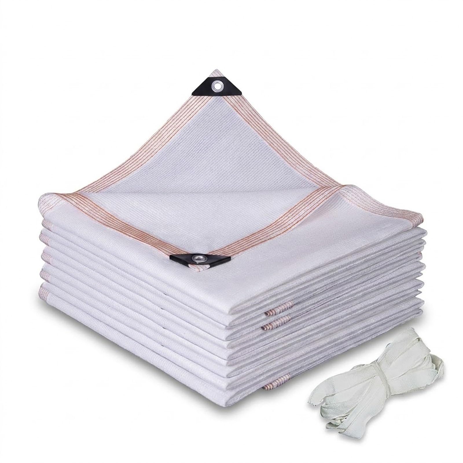 Filet d'ombrage de jardin blanc 3x3m pour vos déjeuners en terrasse