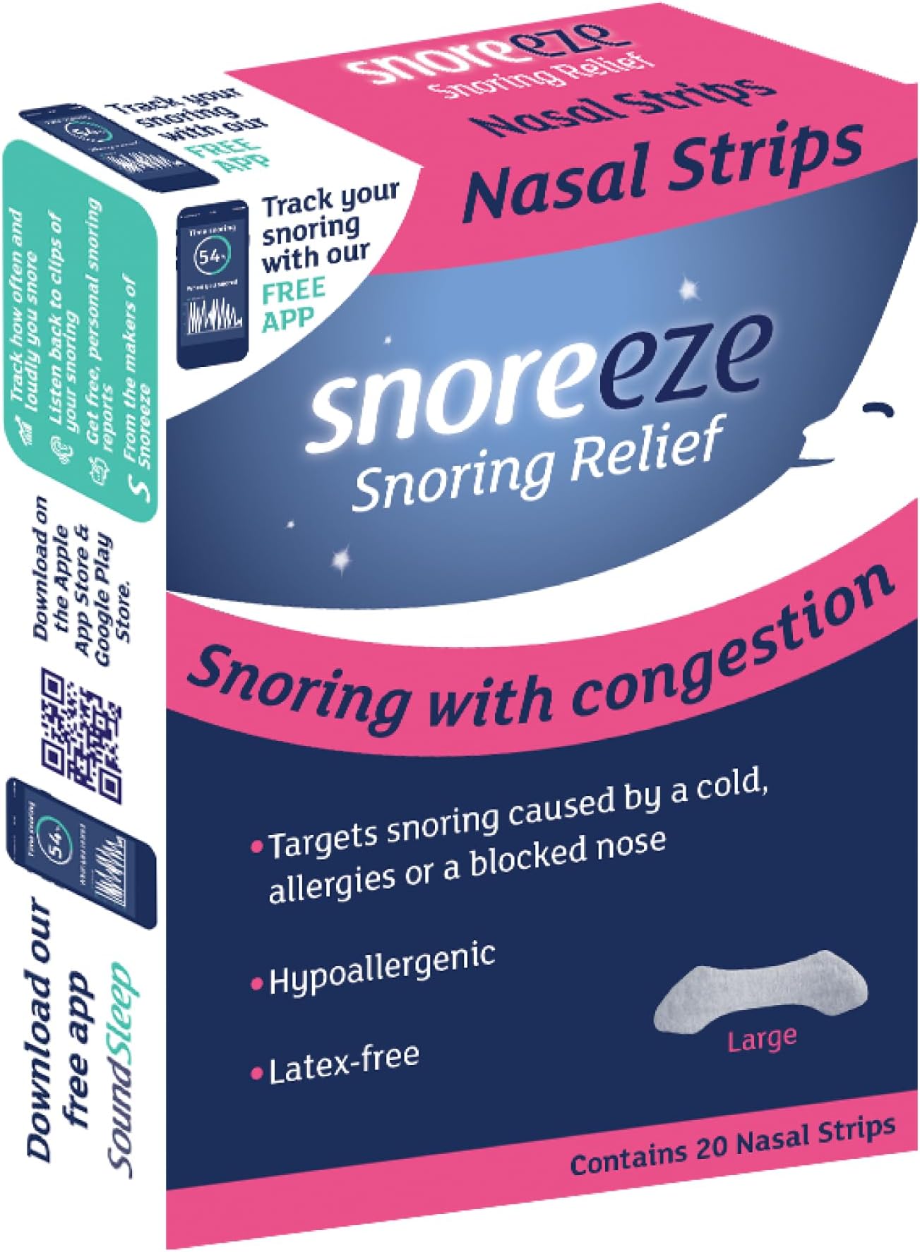 Nasal Strips Large Pack of 20