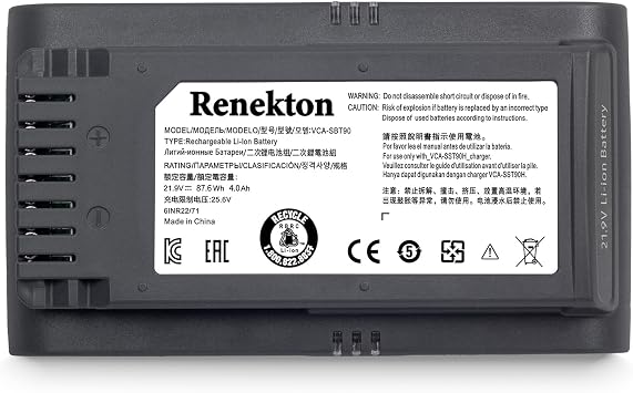 Cordless Stick Vacuum Cleaners Replacement Battery for Samsung Jet90 90+ Jet75/Jet75 pet VS9000 Battery,VCA-SBT90,VS20T7512N7,VS20R9074S2 VS20T7551P5 VS20R9078S2,Grey
