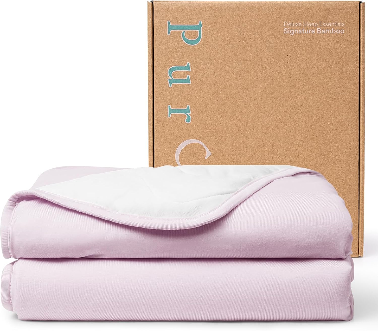 PurComfy Supersoft Toddler Comforter, Premium Bamboo Viscose Crib Blanket, Breathable 1.0 Tog Crib Quilt for All Seasons 39"×55"