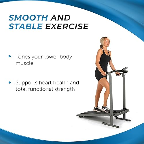 Miniatura 6 de STAMINA, InMotion. Cinta de correr manual (gris peltre, negro)