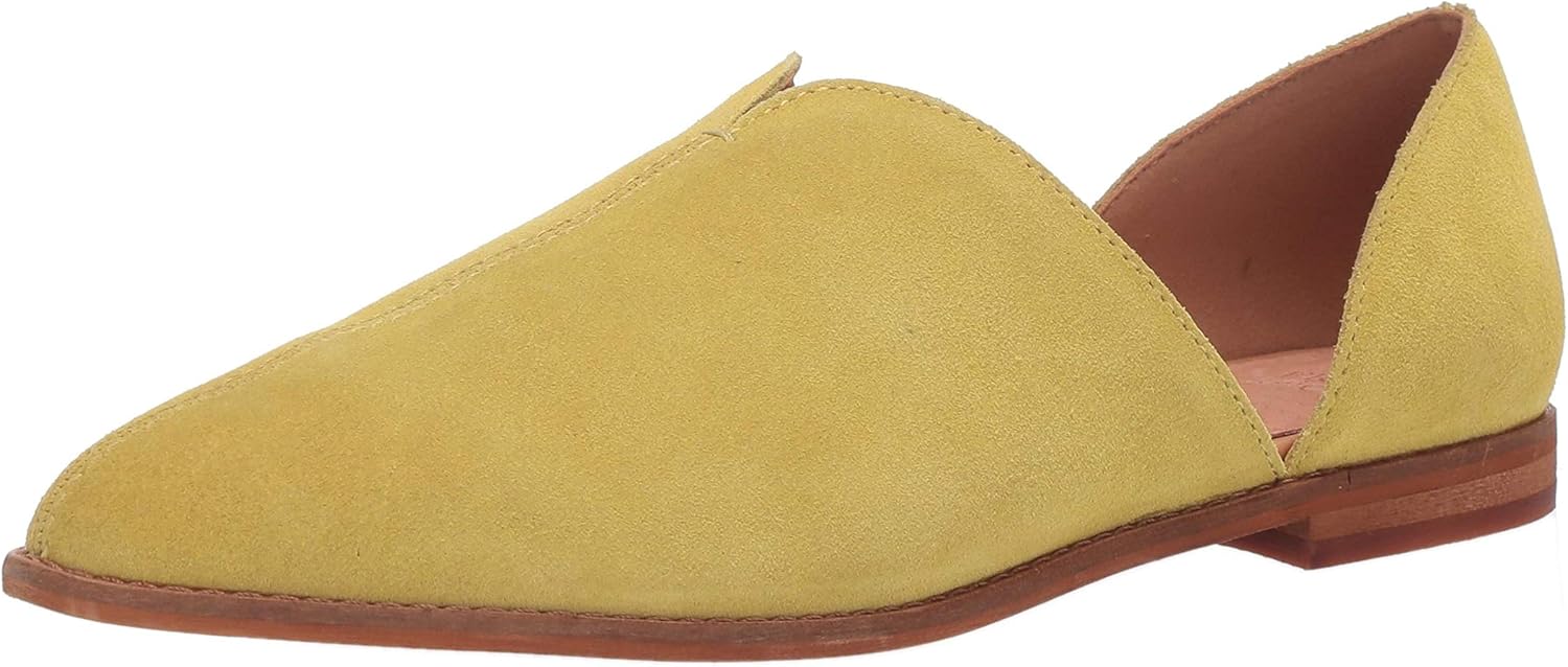 Frye and Co. Women's Fenn D'Orsay Ballet Flat, Lime, 11 M US
