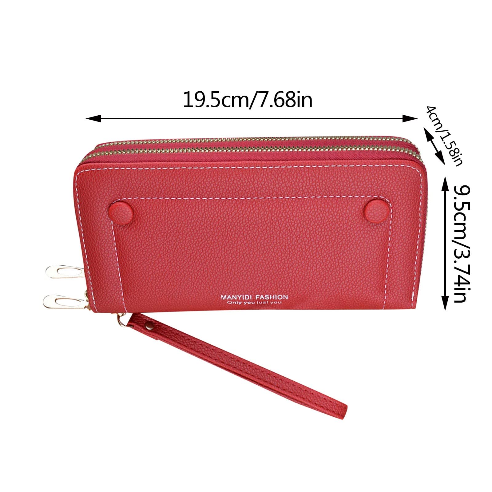 Carteras Mujer Con Monedero Baratas Cartera Larga De Cuero Genuino