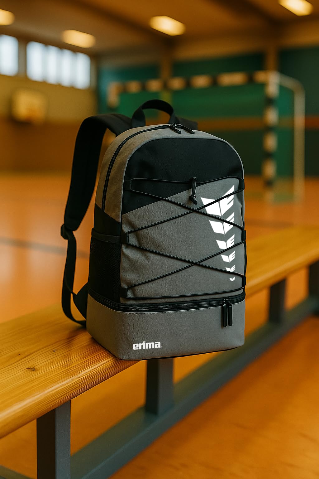 Erima Unisex Six Wings Rucksack mit Bodenfach (1er Pack)