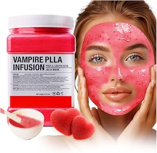 Collagen Jelly Mask – Jelly Mask for Facials & Vajacial, Mascarilla Hidroplástica Facial,Esthetician Supplies for All Skin Types (Vampire)