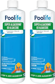 poolife Super Algae Bomb 60 1 qt 2 Pack
