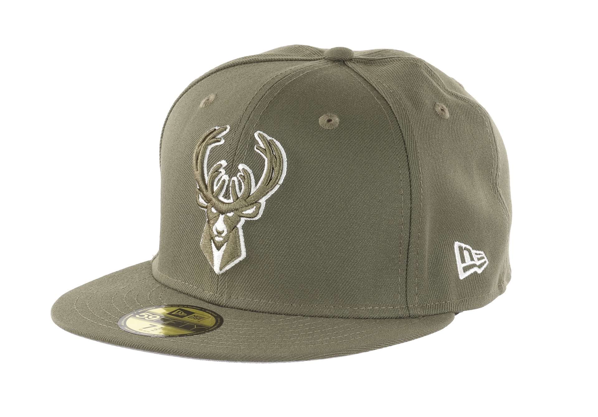 Casquette Ajustée New Era 59FIFTY Milwaukee Bucks Outdoor Collection - Taille 7 3/4 - Neuve Officielle NBA