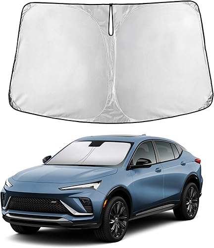 Miniatura 251 de EcoNour Parasol para Subaru Crosstrek 2013-2015 2016 2017, visera solar para parabrisas delantero y ventana, bloqueador de calor UV y protector