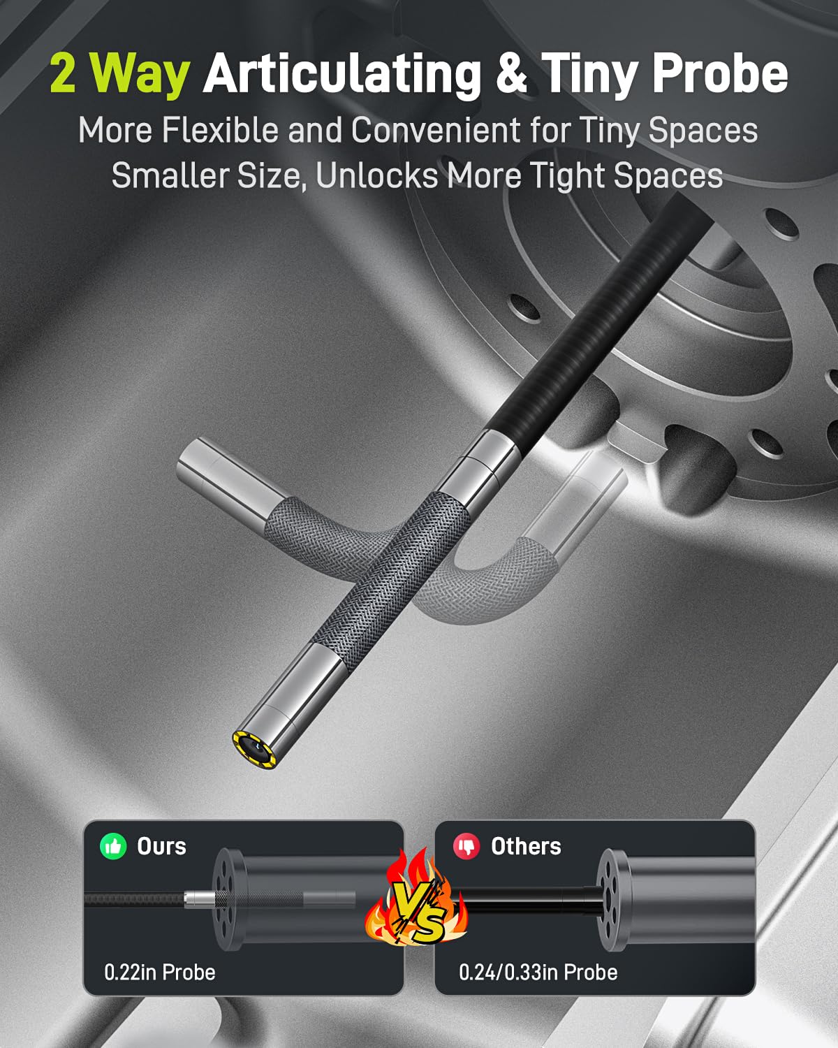 Anykit Borescope - Inspect Tight Spaces -2