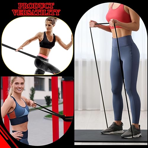 Vista 3 de 8 piezas de bandas de resistencia, bandas de tracción, bandas de asistencia para tracción, bandas de ejercicio y entrenamiento para trabajar