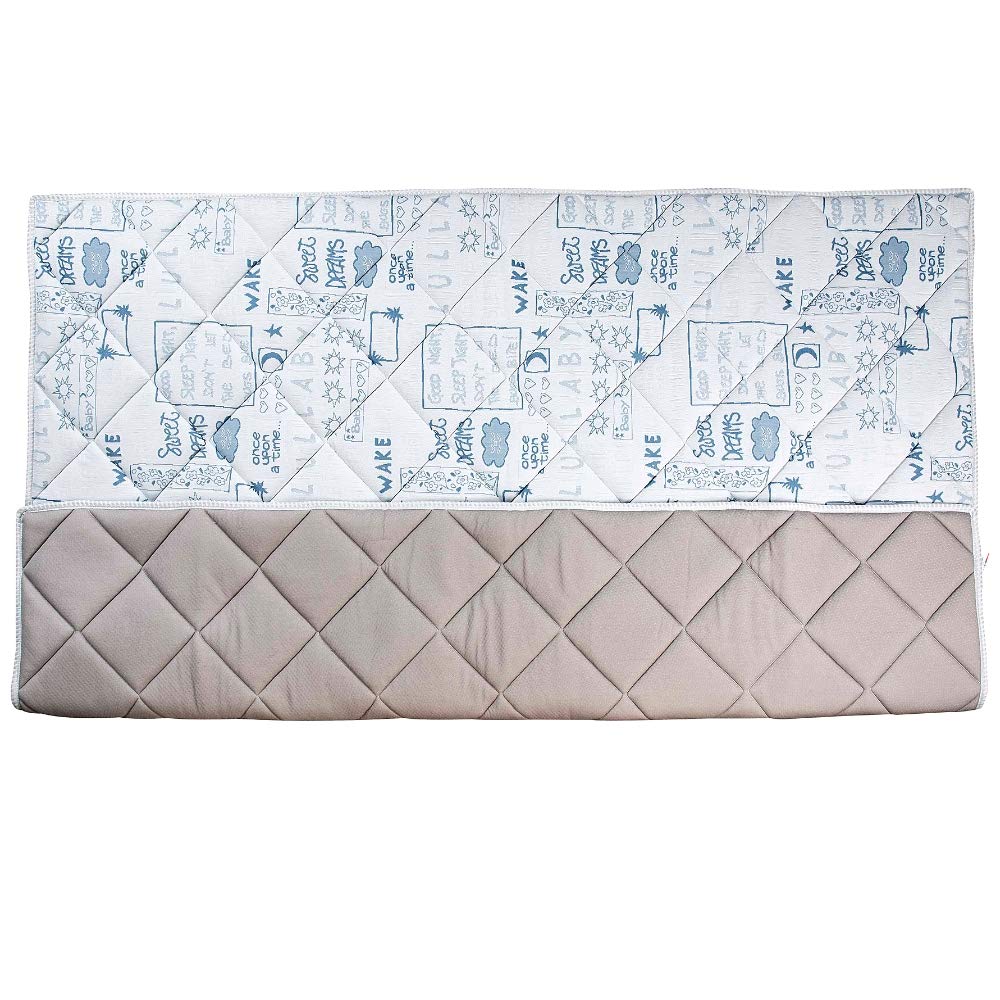 EVERGREENWEB Weiche Baby Spielmatte, Teppich Für Kinder Zum Spielen 160x200 cm Polyurethanschaum Polsterung, Hypoallergen, Faltbar | HELLBLAU