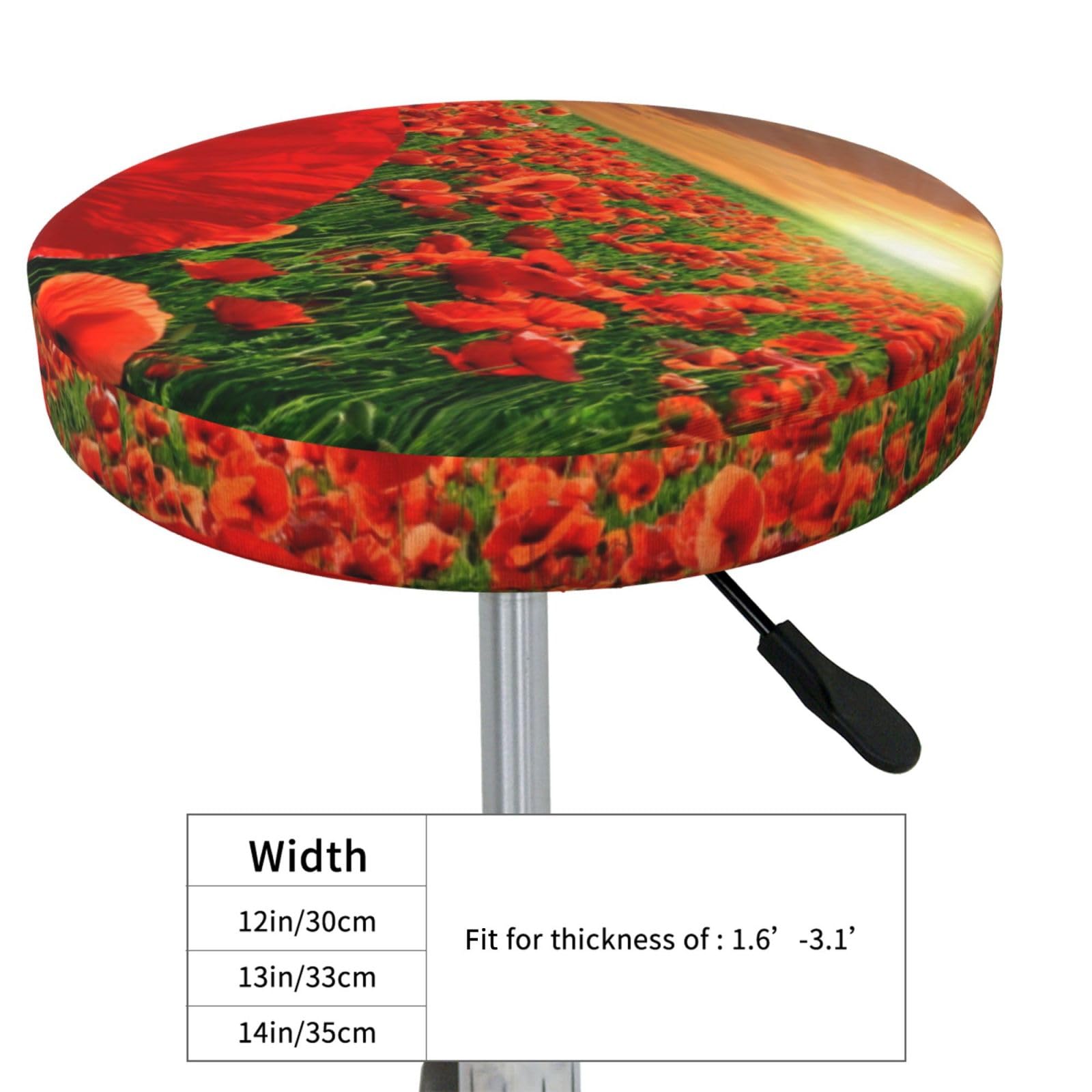 BYSURE Stuhlhusse, Rund Barhocker-Stzbezüge, 2/4/6er Für 35-45CM