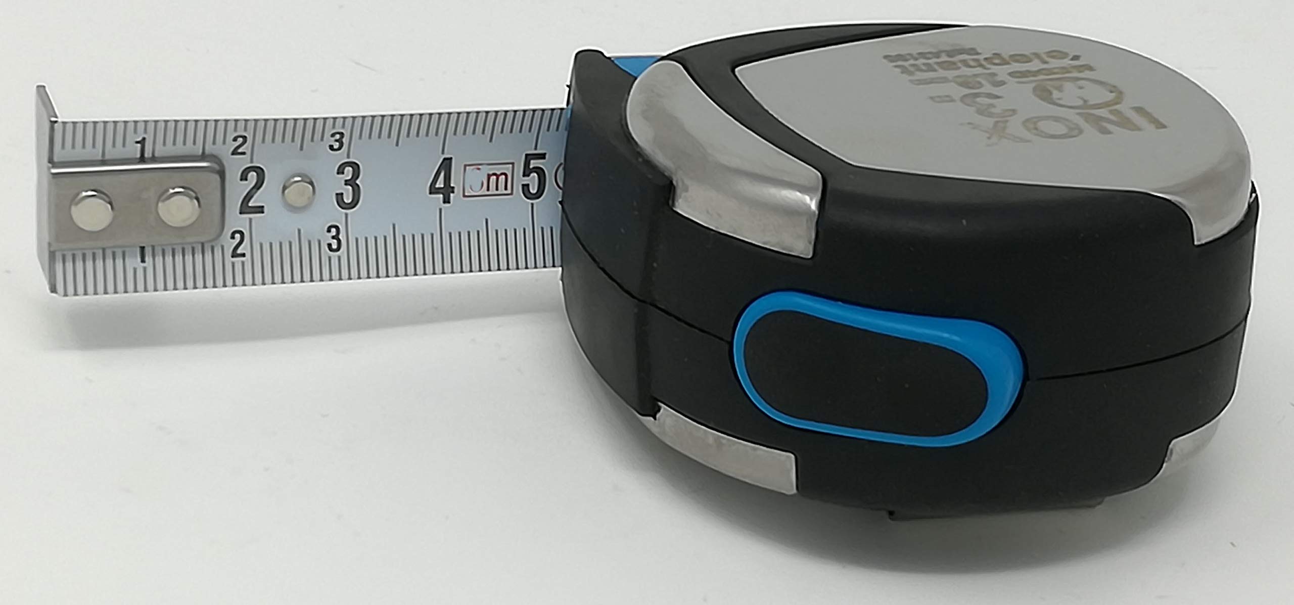Medid MD/45195 Flexómetro protector inoxidable, 5 m x 19 mm