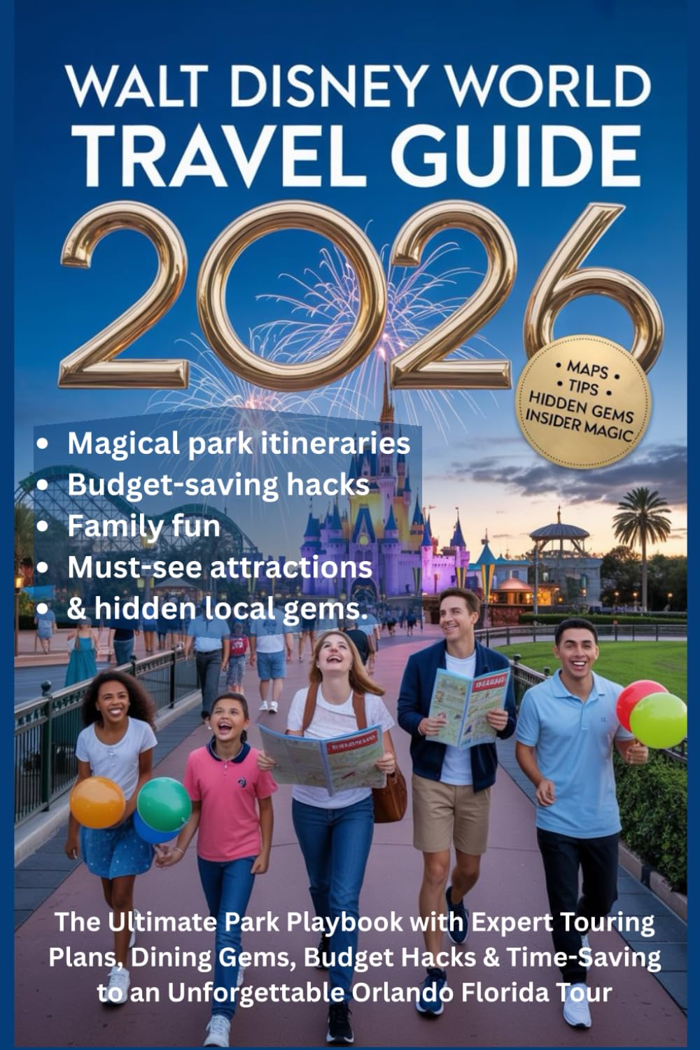WALT DISNEY WORLD TRAVEL GUIDE 2026: The Ultimate Park Playbook with Expert Touring Plans, Dining Gems, Budget Hacks & Time-Saving to an Unforgettable Orlando Florida Tour