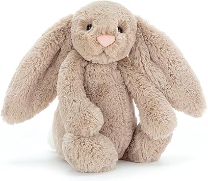 Jellycat Bashful Beige Bunny Stuffed Animal, Medium 12 inches - Rabbit and Bunny Plush Toy - Classic Children's Gift image 7
