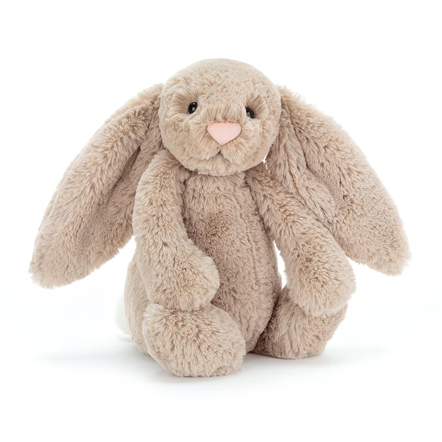 Jellycat Bashful Beige Bunny Stuffed Animal Medium 12 inches - Rabbit and Bunny Plush Toy - Classic Childrens
