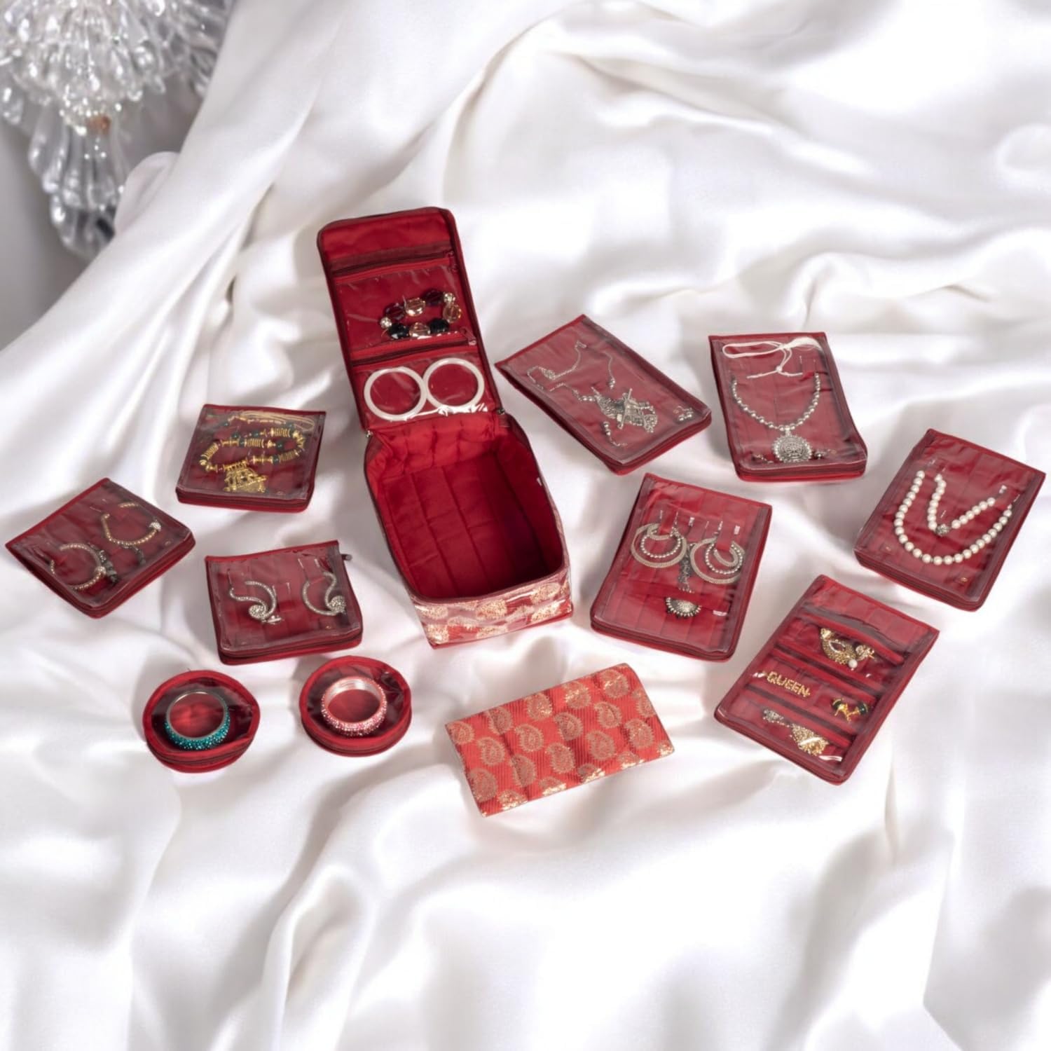 Boîte de rangement pour bijoux Brocart, l'atout de votre coiffeuse