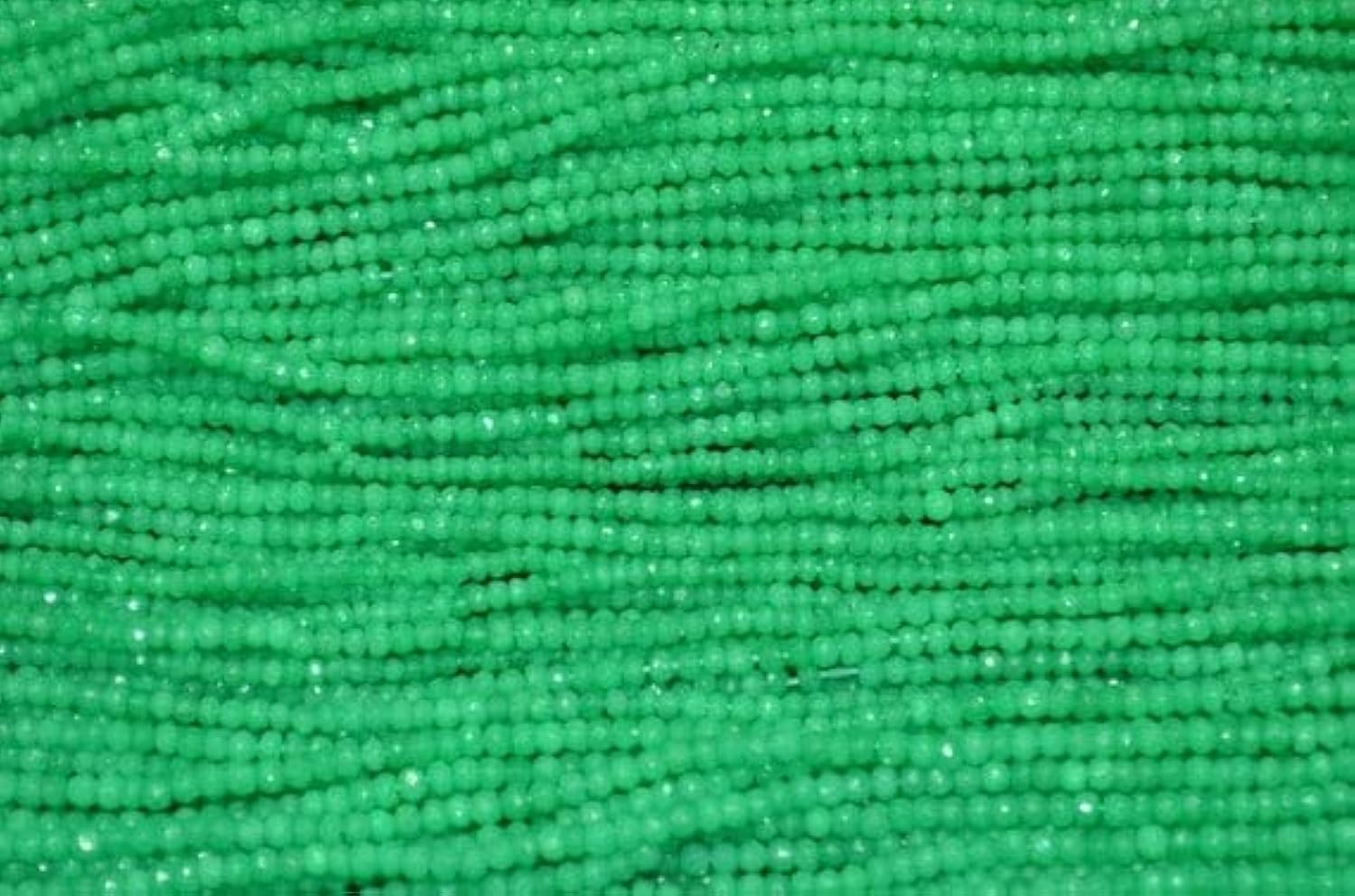 Chrysoprase perles facettées LKBEADS 13 pouces pour créer vos bijoux bohèmes