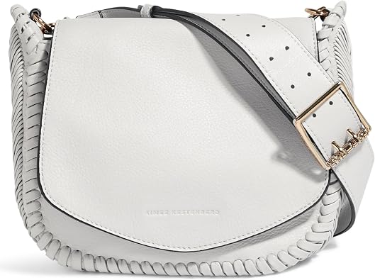 Aimee Kestenberg All For Love Saddle Crossbody Bag for Women - Leather Crossbody Purse - Adjustable & Removable Strap