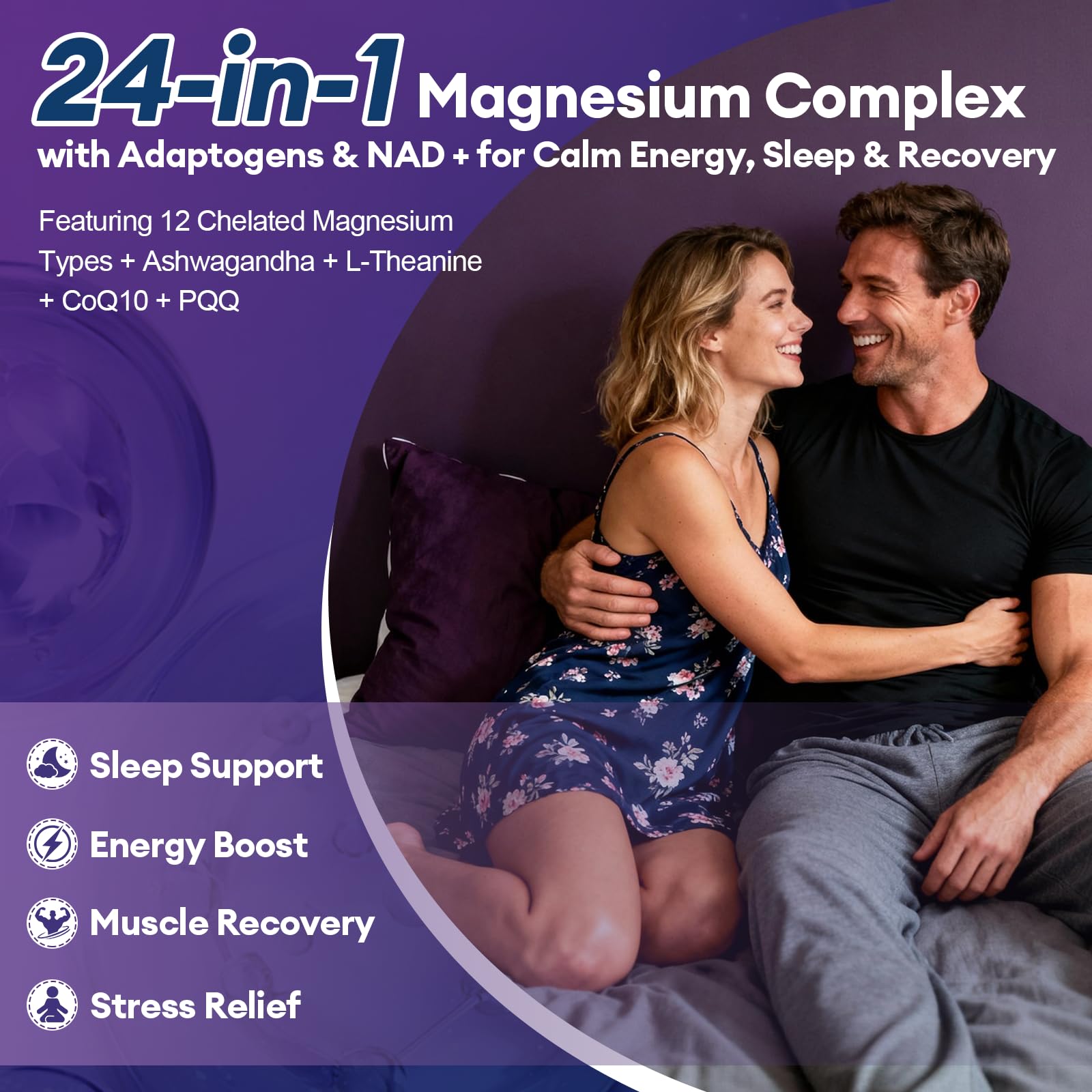 Migcopat Magnesium Complex for Women Men w/Magnesium Glycinate, 120 Caps — Amazon image 4