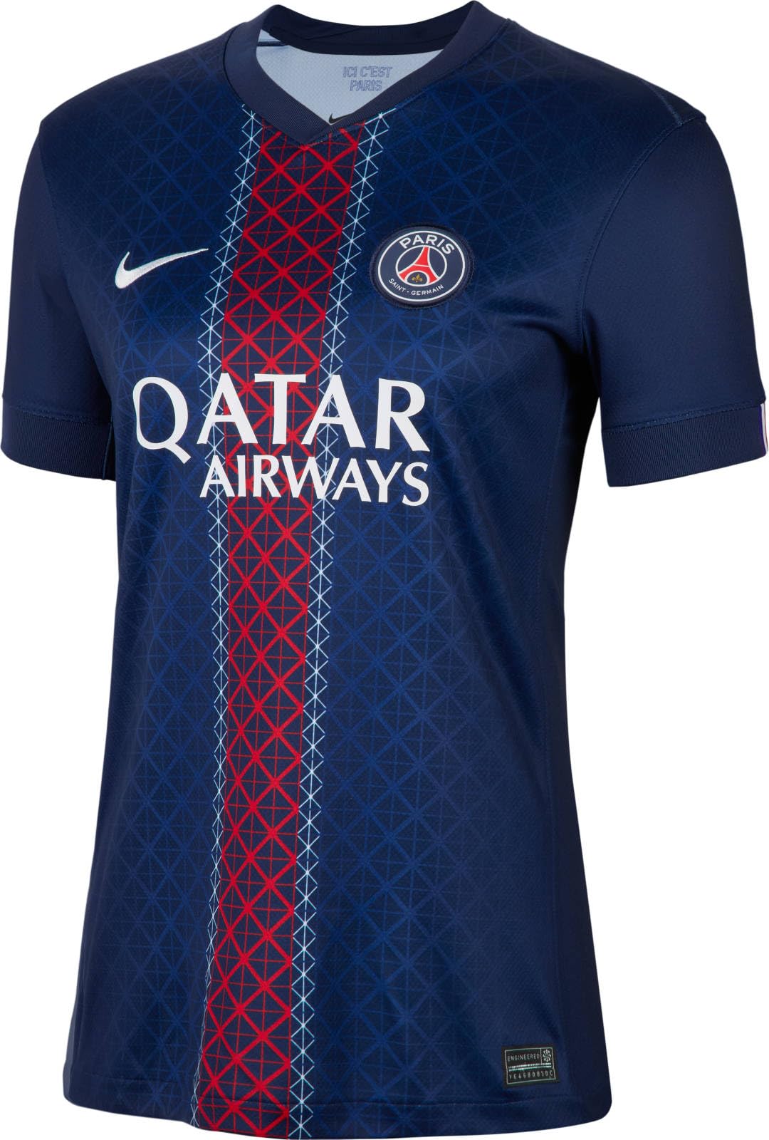 Nike Paris Saint-Germain 2025/26 Stadium Domicile Maillot de Foot Replica Nike Dri-fit pour Femme Réplique du Maillot de Football Femme
