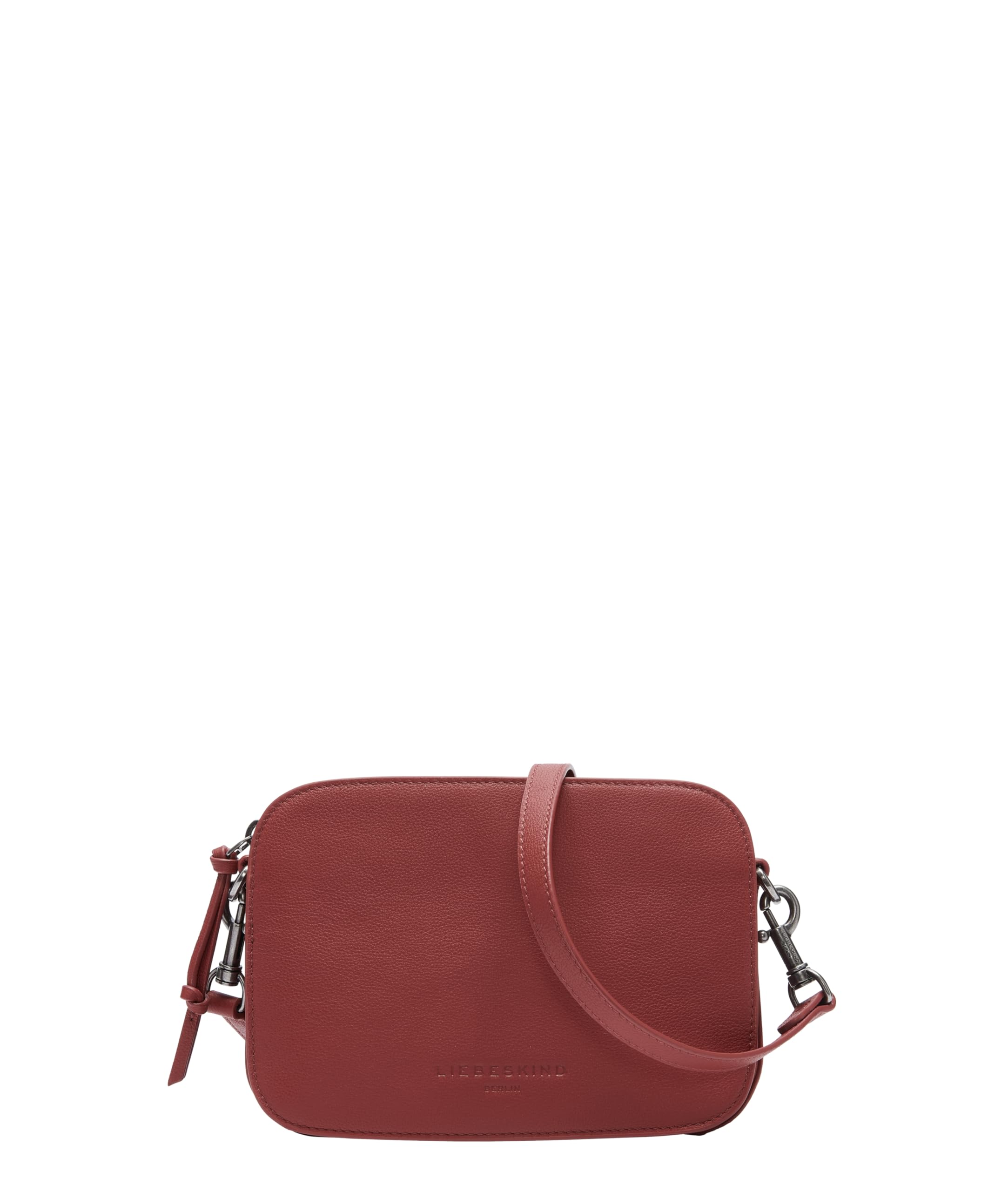 Liebeskind Berlin Umhängetasche Luka – Cross-Body Bag aus Leder mit verstellbaren Schulterriemen – kleine Schultertasche, Fächer mit Reißverschluss – Shoulder Bag, 14.5 x 20.5 x 7 cm, (H x W x D)