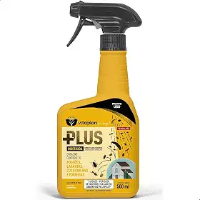 Plus Protege Plantas 500ml Spray Pronto Uso – Combate Pulgão, Lagarta, Cochonilha e Formiga - Ação Direcionada, Ideal para Jardim Saudável