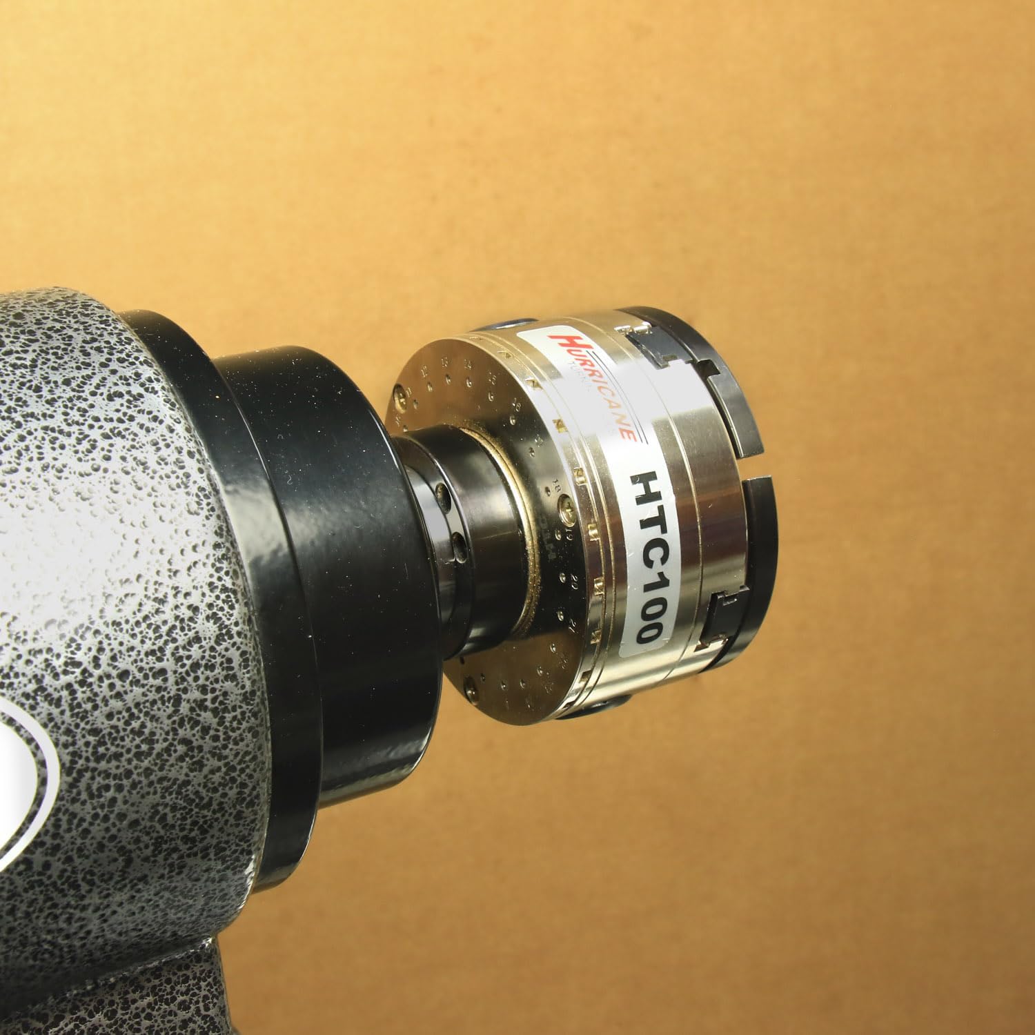 Hurricane Turning Tools, HTC100, 4" Four Jaw Woodturning Chuck Kit, with 1 1/2"x 8 TPI Insert and Dovetail Jaws, for Wood Lathes