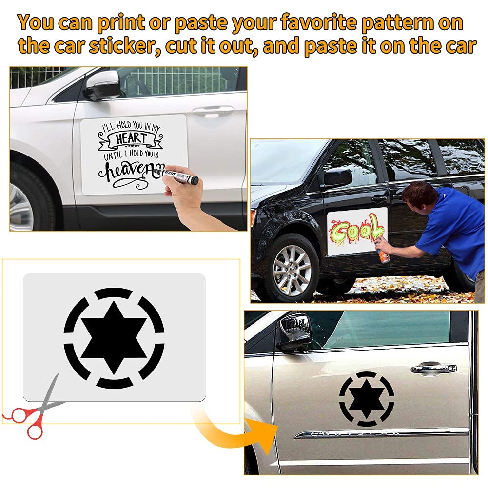 2 Pack Blank with 50 mils, Prevent Car Scratches & Dents