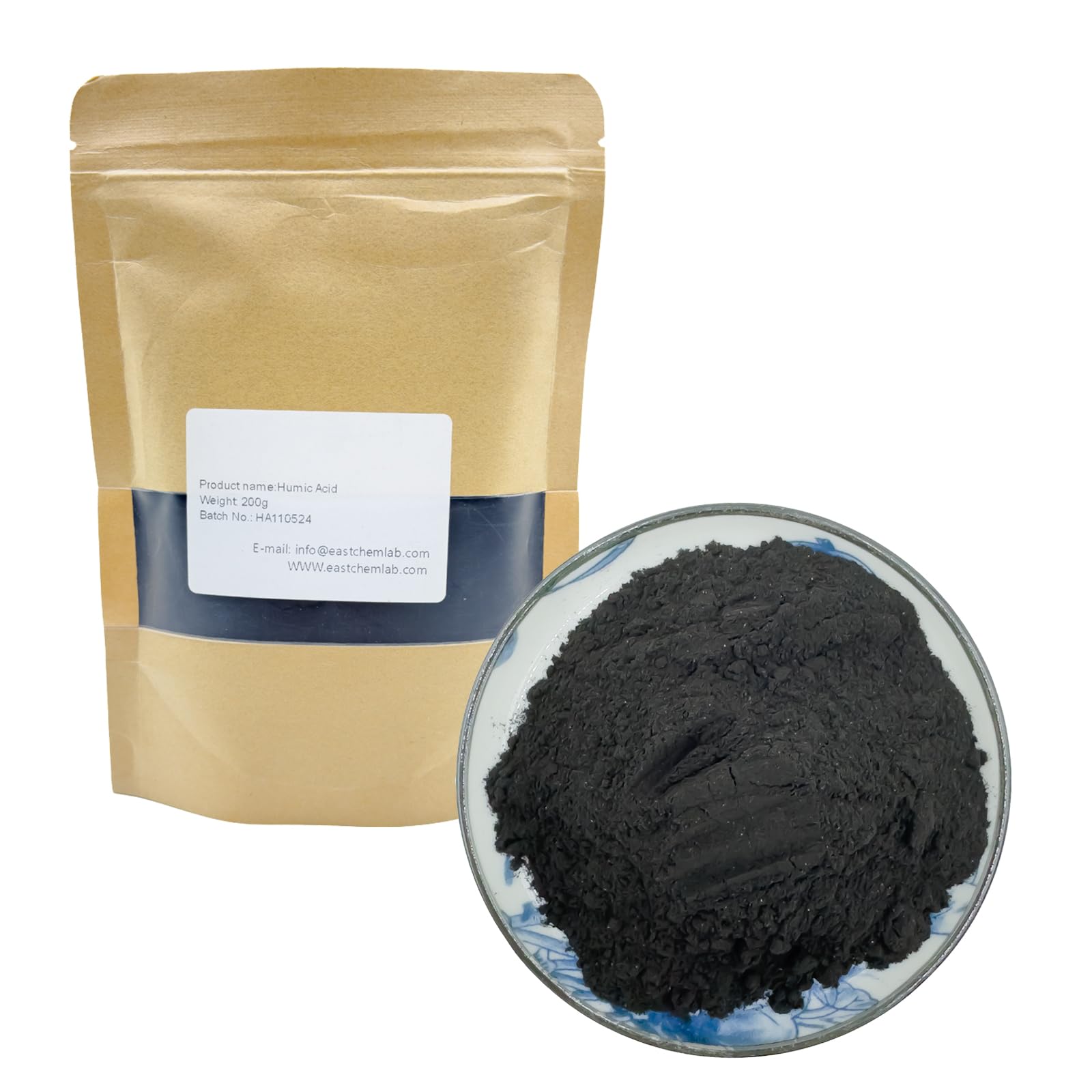 EastchemlabPlant fertilizer Natural Organic Humic Acid Powder,Improve nutrient absorption capacity,Plants are stronger (200g/7.05oz)