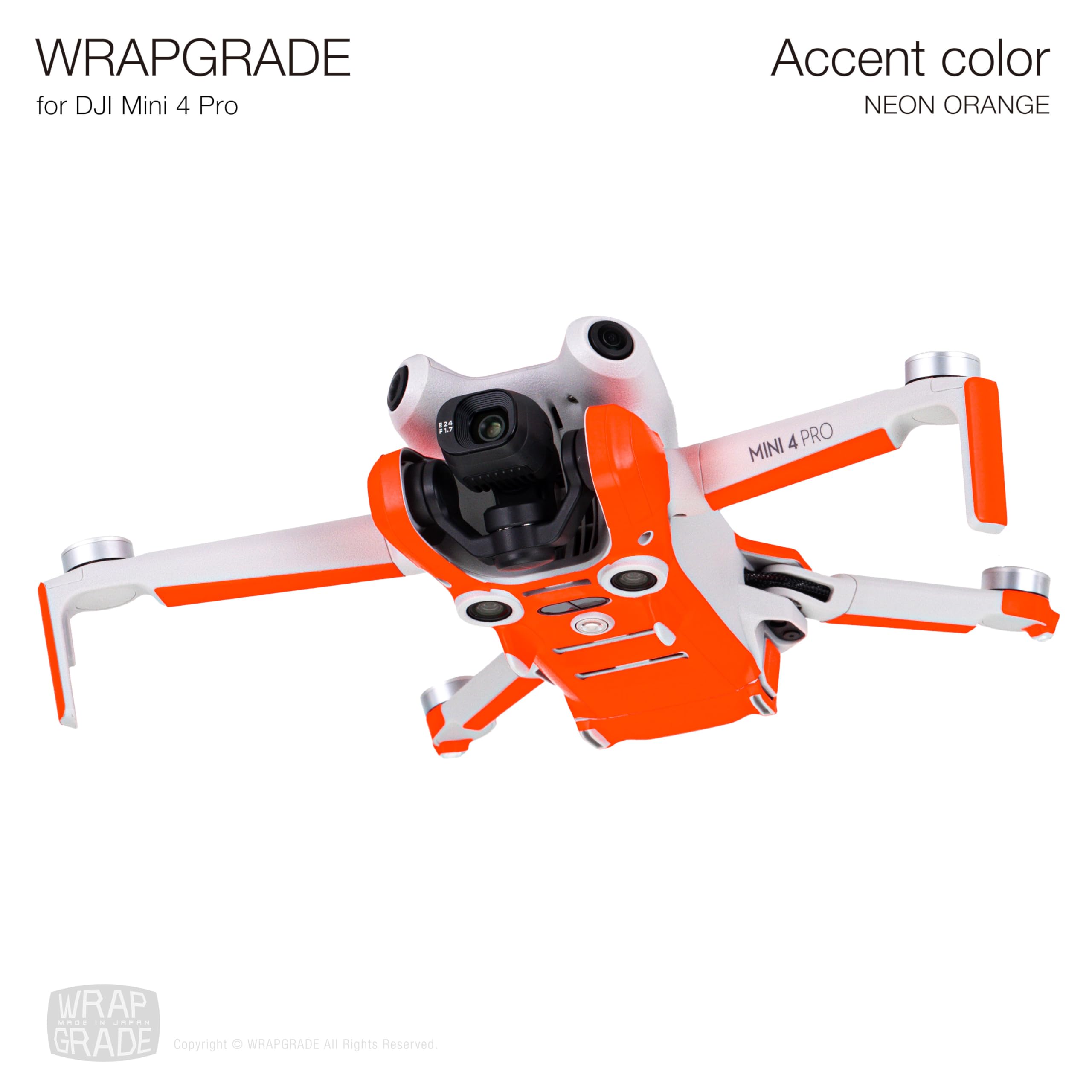 Involucro Drone, Skin Per DJI Mini 2. Arancione Fluorescente - Foto 4