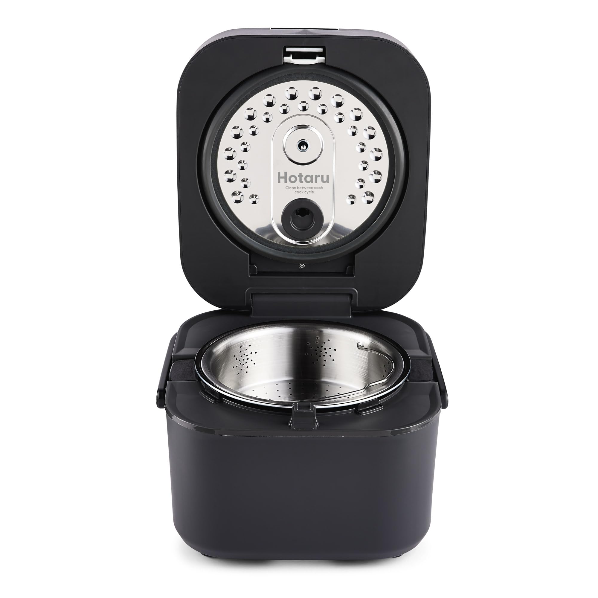 Yum Asia Hotaru Cuociriso a induzione (IH) con ciotola in ceramica (3 tazze, 0,54 litri), 7 funzioni di cottura del riso, 5 funzioni multicooker, 220-240V UE