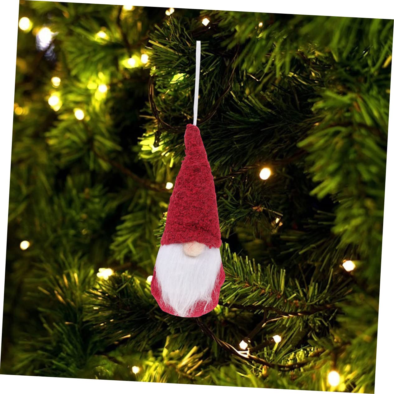 Ciieeo Piezas muñeca de Navidad Colgantes del árbol de Navidad navideños de Peluche Colgantes navideños muñecos navideños complementos navideños decoración del hogar paño