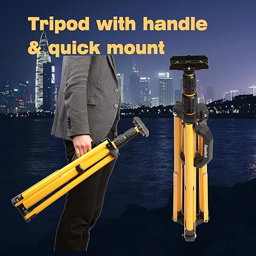 Miniatura 8 de Luz de trabajo LED de doble cabeza de 270 W 30000 lúmenes con soporte para trípode, 4 brillos ajustables, cable de alimentación impermeable IP 65 de