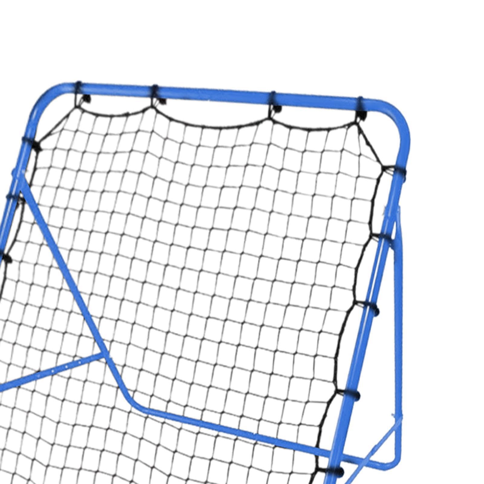 Rete da rimbalzo pieghevole per allenamento da calcio. Le caratteristiche regolabili consentono programmi e sessioni di allenamento personalizzati.