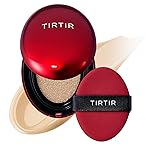 [*Mini Size*] TIRTIR Mask Fit Red Cushion Foundation | Full coverage, Weightless, Skin fit, Satin Glow Finish, Korean Makeup, beauty, Tattoo cover up, Buildable (21W Natural Ivory, 0.15 Fl Oz)