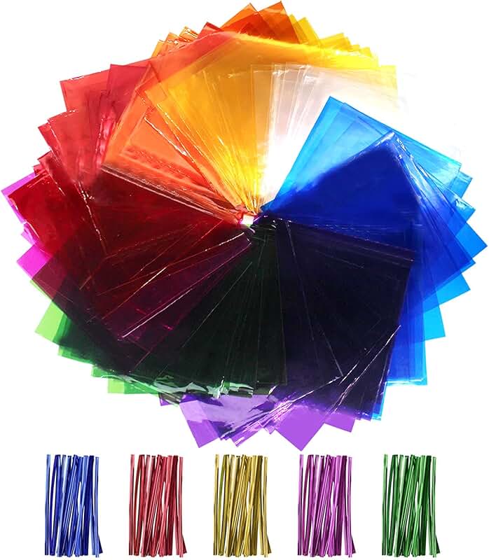 Amazon.co.uk coloured cellophane wrap