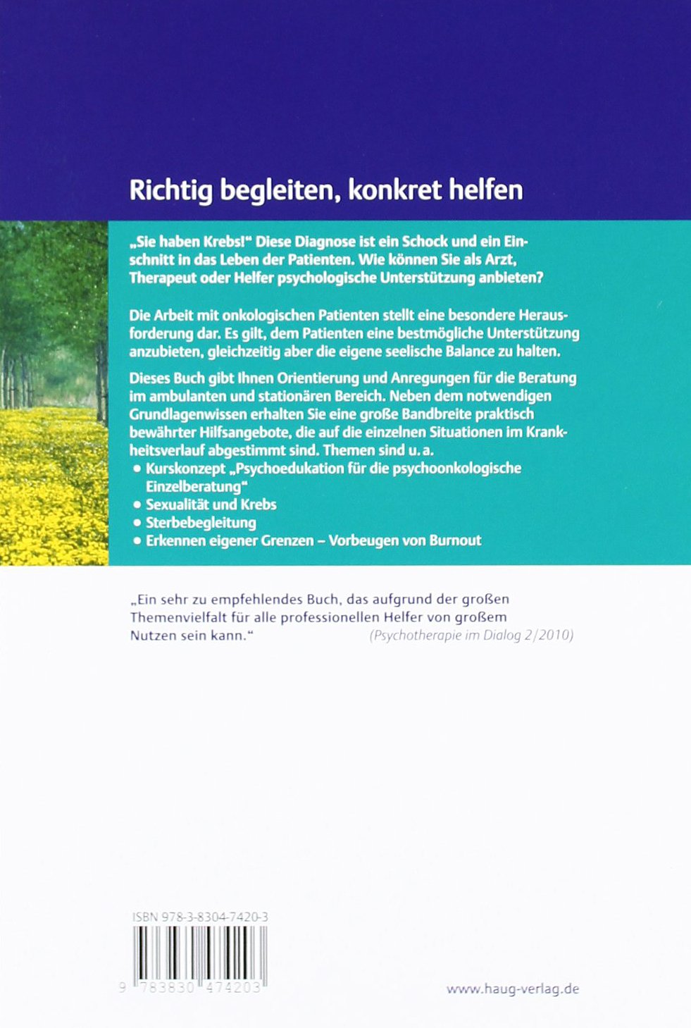 Praxis Psychoonkologie: Psychoedukation, Beratung und Therapie