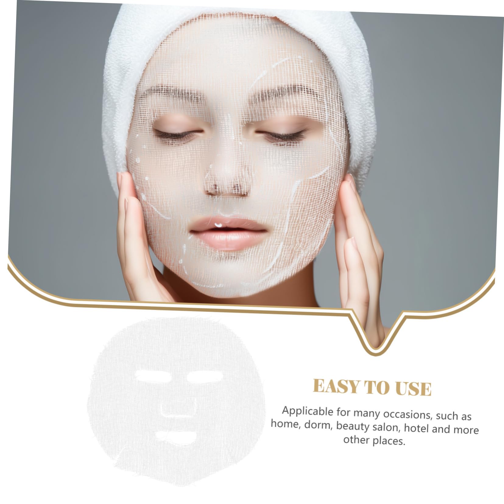 Amazon.co.jp: 50個 ガーゼマスク 紙 使い捨て 美容室 フェイススキンケア コイン型フェイシャルシート フェイシャル シート  Diyのフェイシャル 女性用 シート 圧縮フェイシャルシート Di : ビューティー