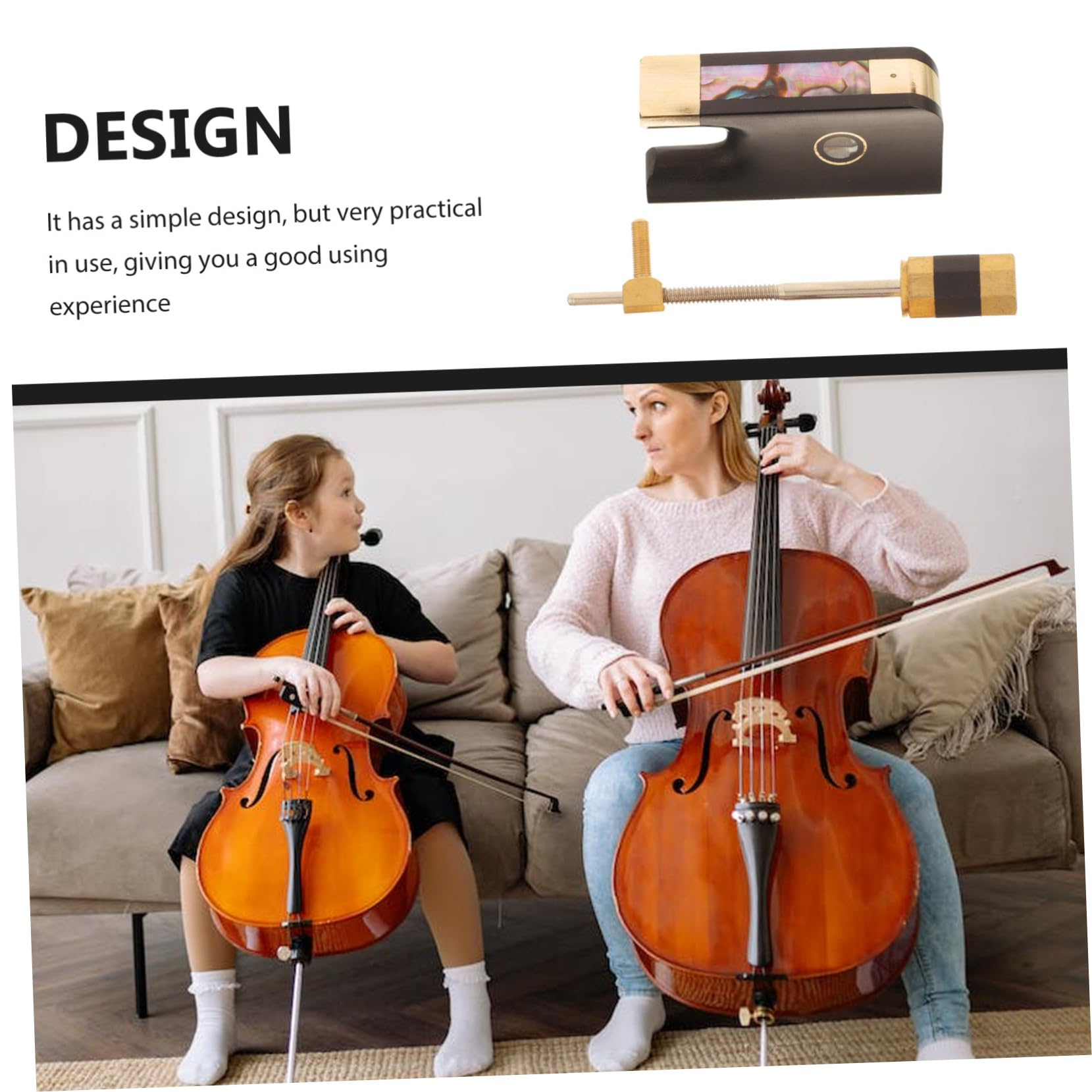 ifundom 5ensembles Accessoires De Remplacement Pour Archet De Avec Grenouille Et Vis Équipement De Réparation Pour Et Doré