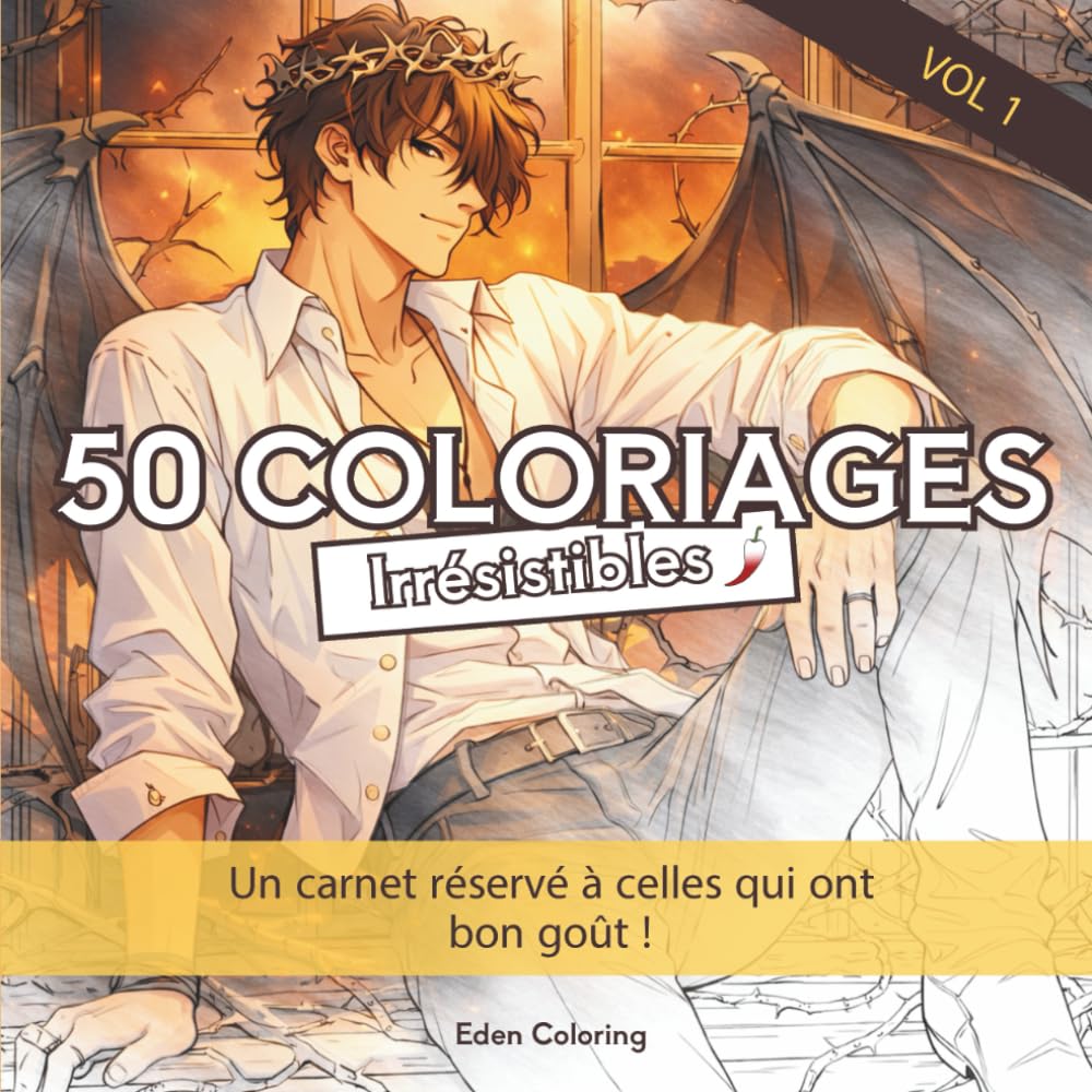 Livre Coloriage : 50 Coloriages Irrésistibles: Un carnet réservé à celles qui ont bon goût ! livre à colorier, idéal pour offrir aux fans de Book Boyfriend, Romantasy, New Romance, Saint-Valentin