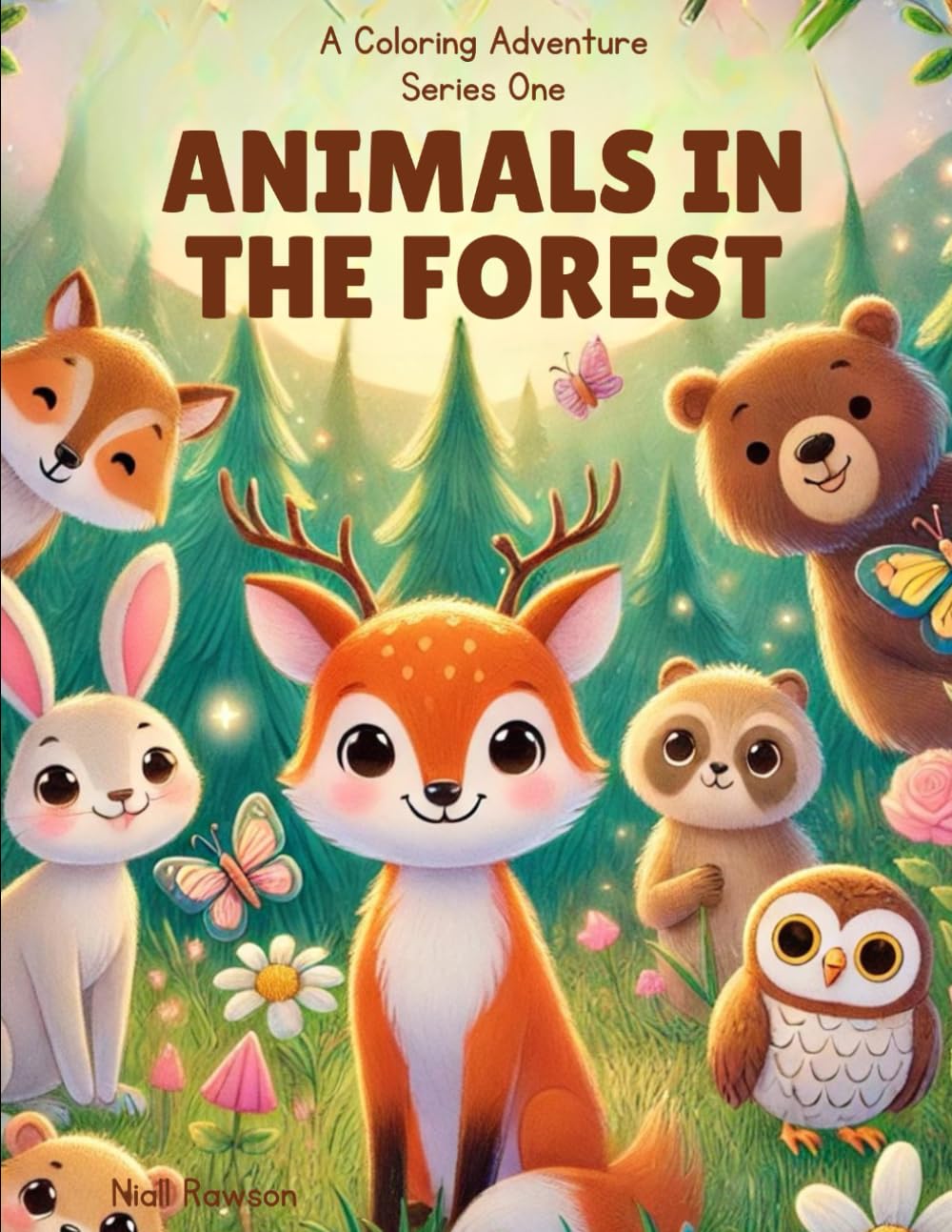 Animals in the Forest: A Coloring Adventure