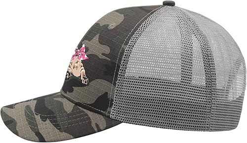 Miniatura 3 de devor Hat Pug Dog Baseball Cap, Funny Dad Hat for Women