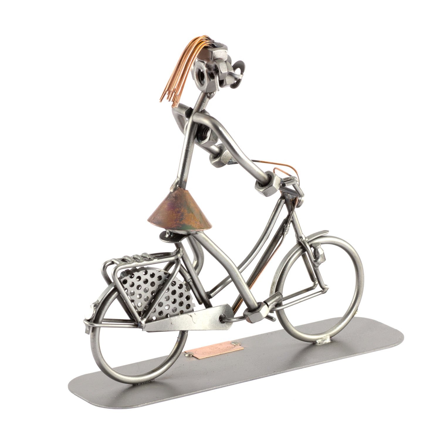 Steelman24 I Omini di Viti Tandem I Idee Regalo Originale I Soprammobili in Metallo I Modellino