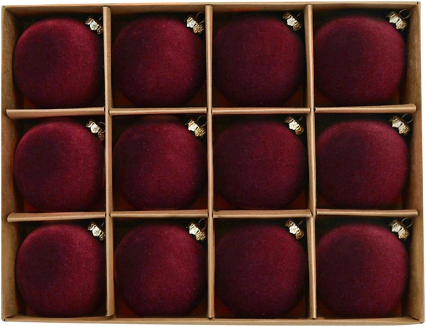 Maritown Velvet Christmas Ornaments Balls 12 Pcs 2.4 Inches Flocked Plastic Shatterproof Xmas Baubles Holiday Party Hanging Decorations for Christmas Tree Home Office Decor Maritown Velvet Christmas Ornaments Balls 12 Pcs 2.4 Inches Flocked Plastic Shatterproof Xmas Baubles Holiday Party Hanging Decorations for Christmas Tree Home Office Decor
