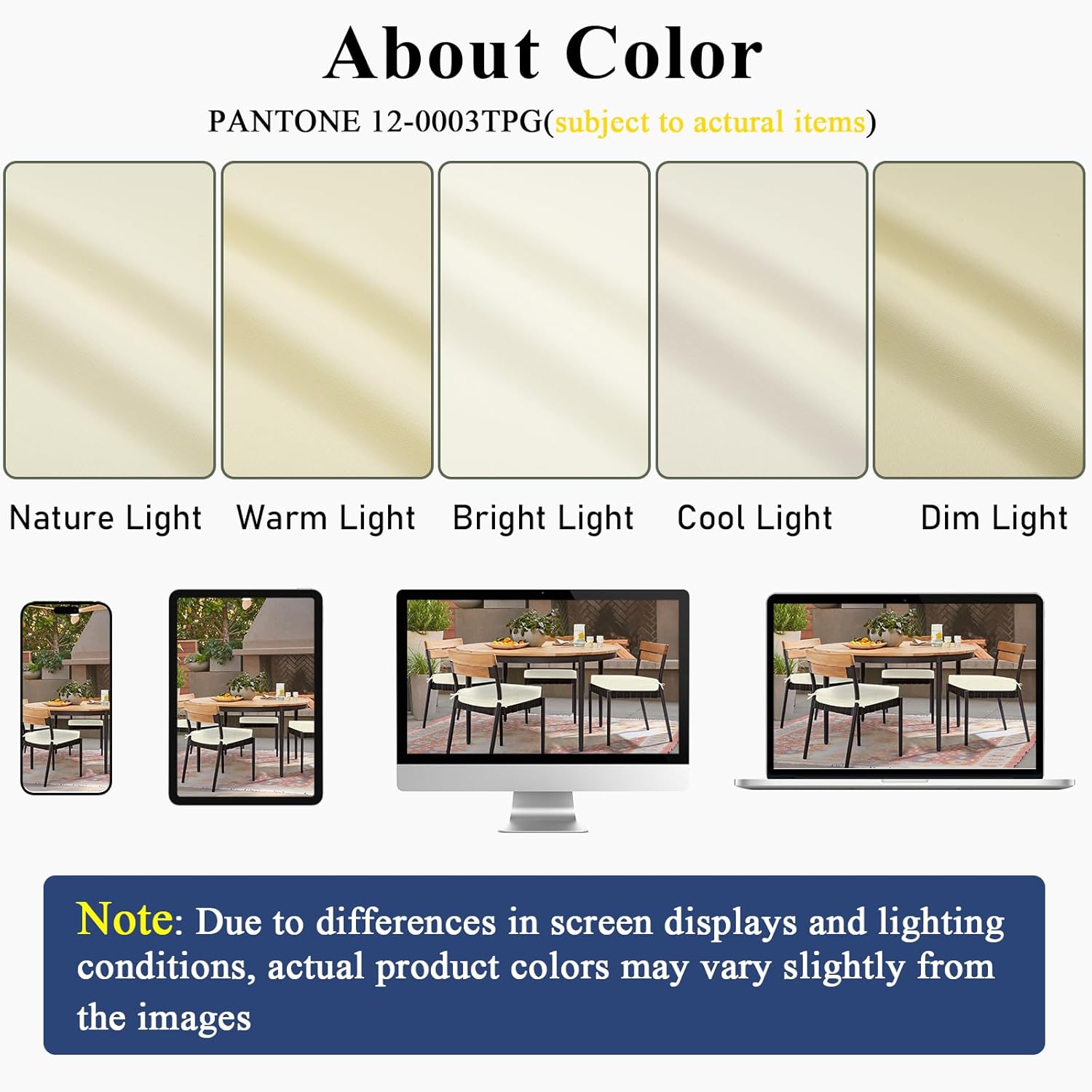 Topotdor Outdoor Chair Cushions for Patio Furniture,Waterproof Patio Chair Cushions Set of 2,Indoor/Outdoor Round Corner Chair Seat Cushion with Ties,17"x16"x2" Cream