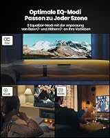 MEVOSTO 2.1CH TV soundbar mélynyomóval 5,25 hüvelykes mélysugárzó fekete BT5.0 ARC Opt AUX surround PC játékhoz, basszus és magas állítás 7