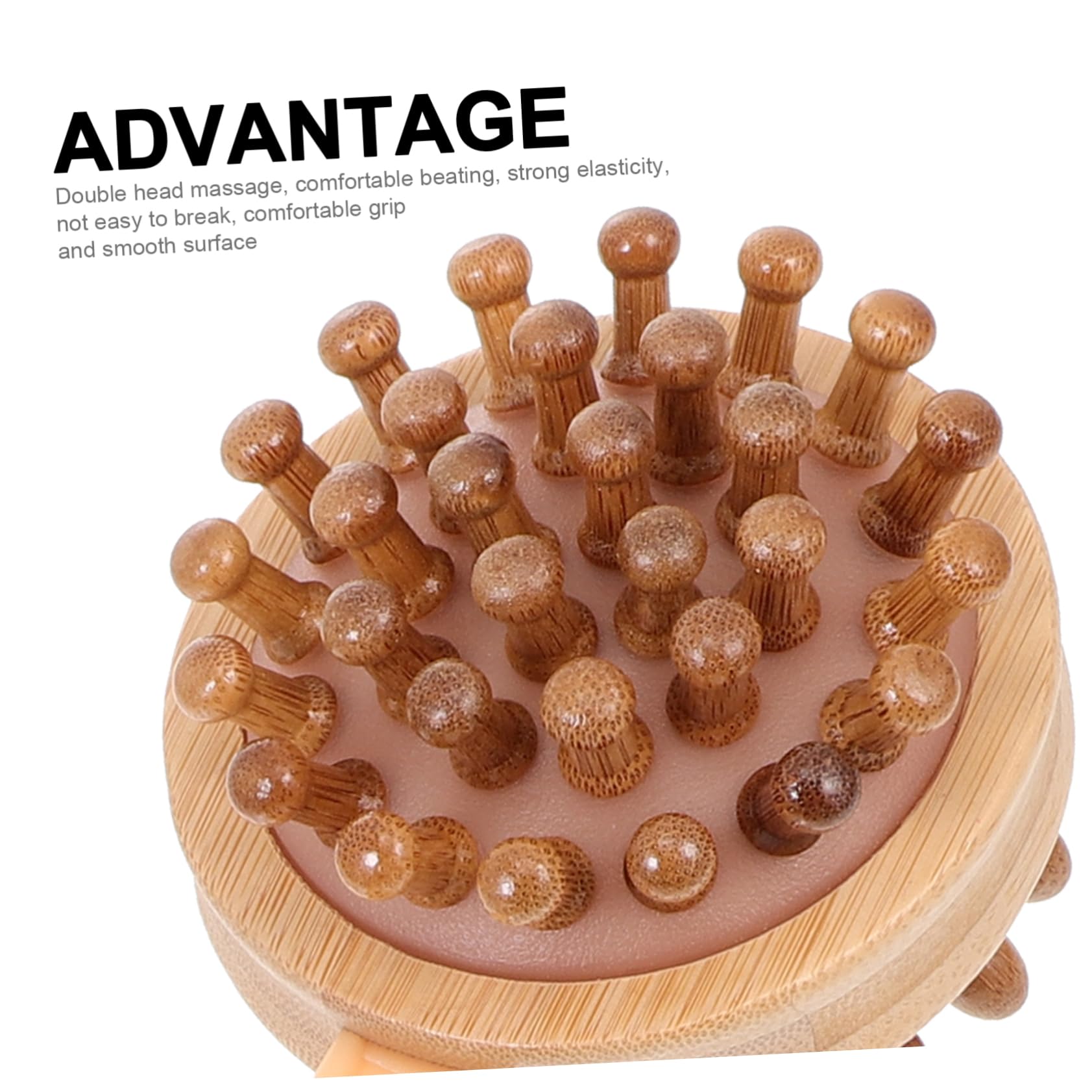 Healeved 2juegos Masajeador De Acupuntura De Madera De Masaje Portátil Para y Relajación Herramienta De Masaje De Bamboo Para Espalda y Cuerpo